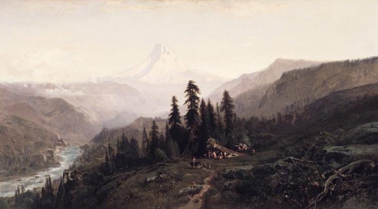 William Keith Mount Hood Oregon oil painting picture